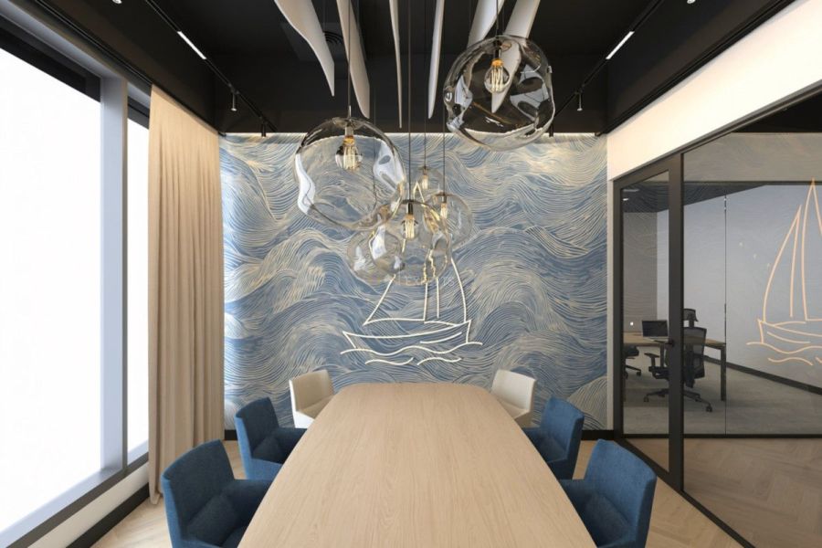 Biurko w coworkingu,  Waterfront z widokiem na mor: zdjecie 99542617