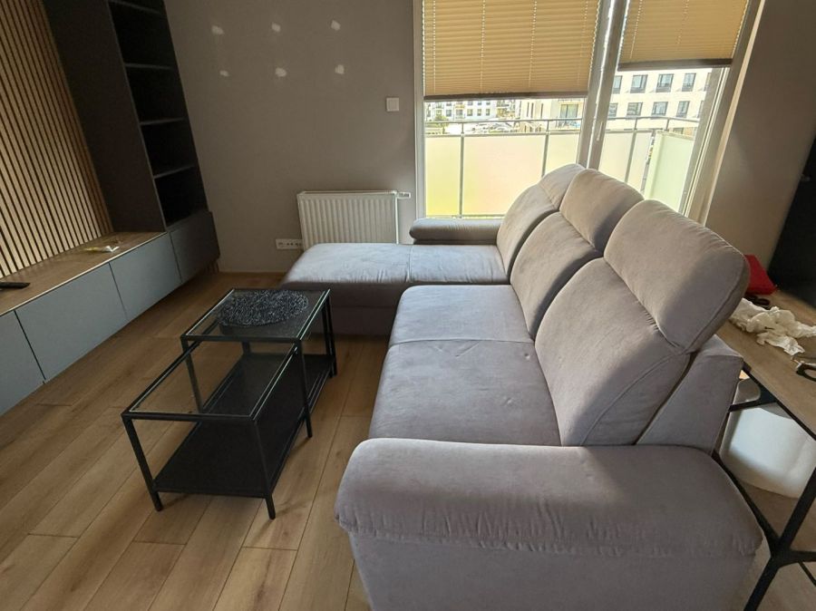 Narożnik szary z regulowanymi zagłówkami 250cmx160 cm Gdańsk Jasień: zdjecie 99526411
