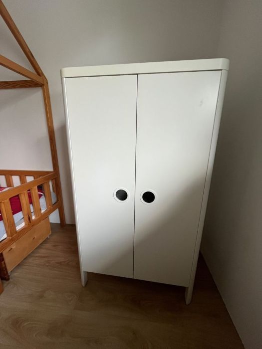 Szafa biała 80x139 cm - Ikea Busunge: zdjecie 99526967