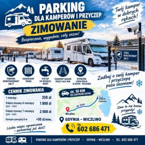 Parking Samochody Osobowe Dostawcze zimowanie kamperów camper Gdynia: zdjecie 66549960