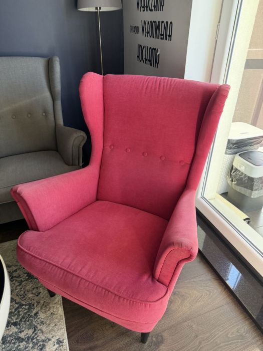 Komplet mebli Ikea, uszak (sofa + fotel + puf) | Stan dobry | okazja: zdjecie 99533421