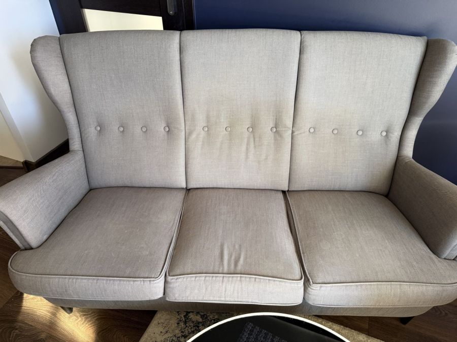 Komplet mebli Ikea, uszak (sofa + fotel + puf) | Stan dobry | okazja: zdjecie 99533424