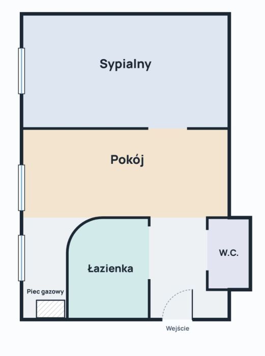 2-Pokojowy mieszkanie Inwestycyjny Długie Ogrody: zdjecie 99546238