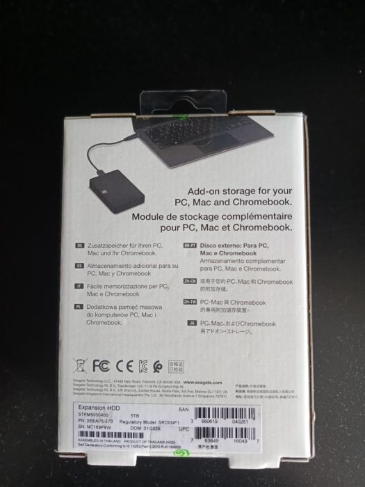 Dysk zewnętrzny HDD Seagate Expansion 5TB: zdjecie 99534893