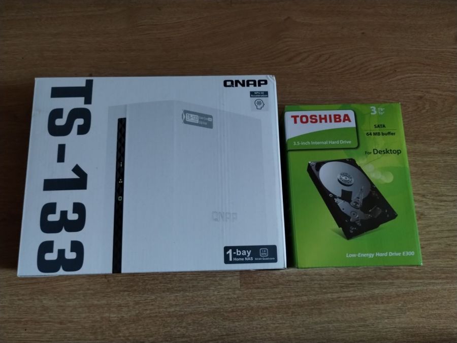 Serwer NAS QNAP TS-133 + Dysk HDD 3TB Toshiba E300: zdjecie 99540995