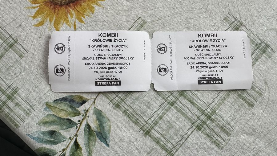 Sprzedam wejściówki Kombii Królowie Życia: zdjecie 99542084