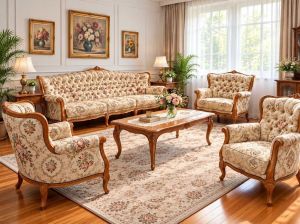 Elegancki komplet wypoczynkowy w stylu klasycznym.: zdjecie 66551011
