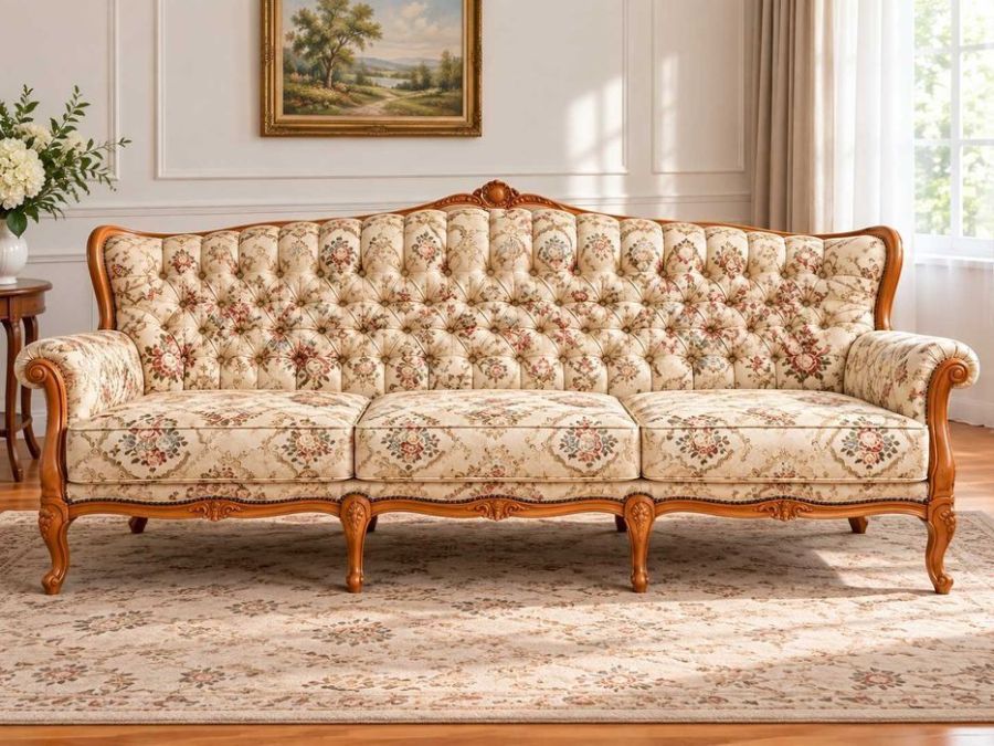 Elegancki komplet wypoczynkowy w stylu klasycznym.: zdjecie 99542927