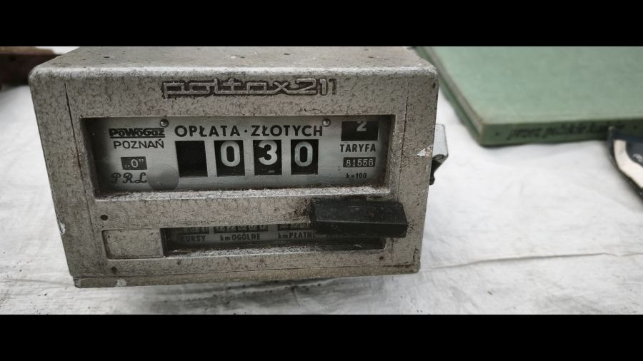 Stary taksometr Poltax2: zdjecie 99548092