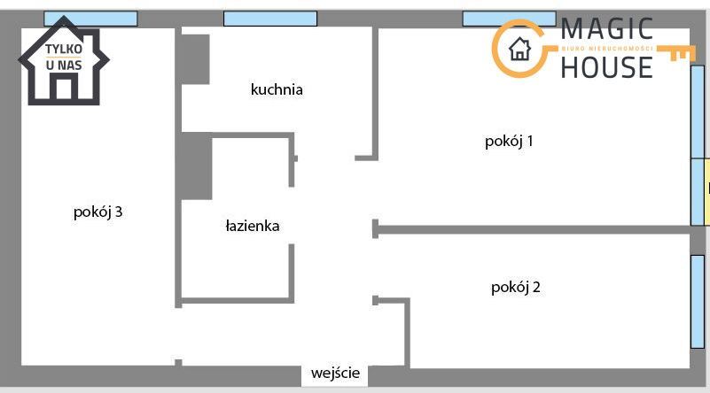 3-pokojowe mieszkanie z balkonem: zdjecie 99549758