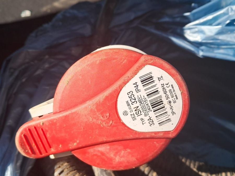 Kabel zasilający 5×4 mm² (drut) 10 m z gniazdem 32A: zdjecie 99552130