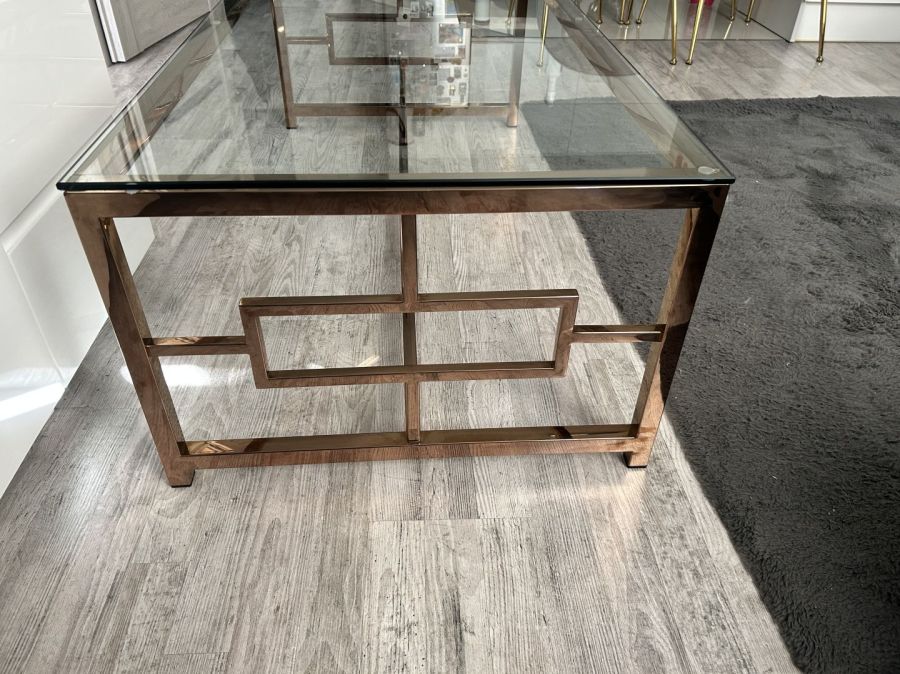 Stolik kawowy złoty (szklany blat): zdjecie 99553064