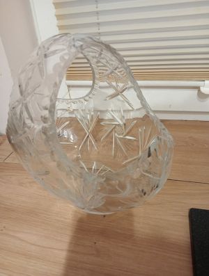 Duży kosz kryształowy: zdjecie 66552456