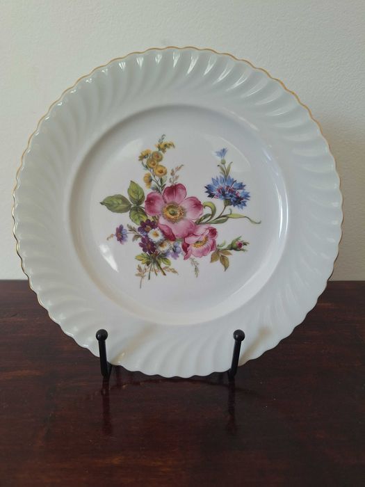 Kaiser Bavaria zestaw 6 talerzy deserowych w kwiaty porcelana: zdjecie 99558168