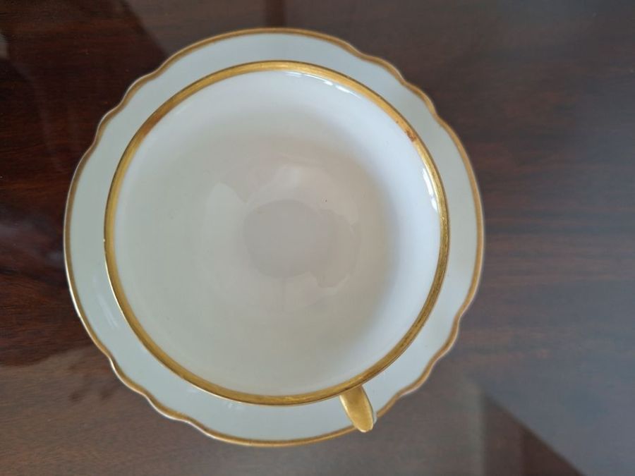 KP Karlskrona porcelana duo filiżanka i spodek 2 zestawy mocca: zdjecie 99558279