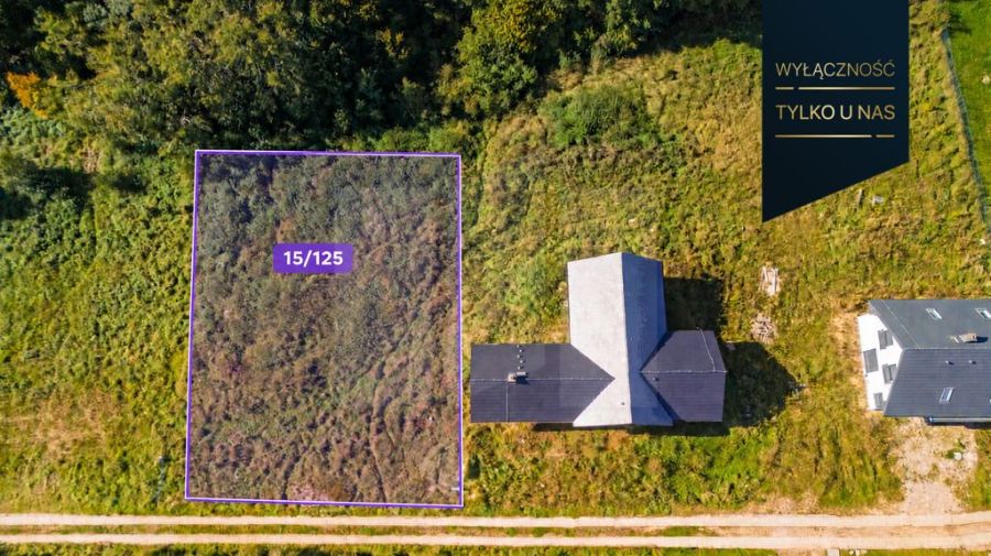 Mierzeszyn | działka 1500 m&sup2; pod dom, MPZP