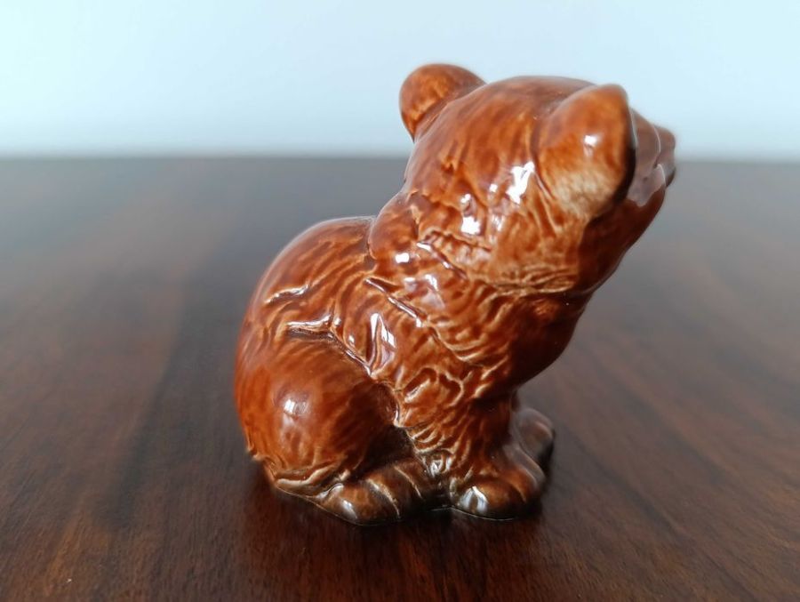 Figurka Goebel mały brązowy miś misio niedźwiedź Vintage 36-537: zdjecie 99559883