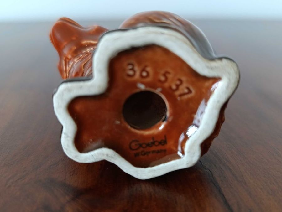 Figurka Goebel mały brązowy miś misio niedźwiedź Vintage 36-537: zdjecie 99559885