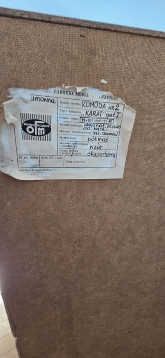 Zestaw 3 dębowych komód rustykalnych w półmacie: zdjecie 99561530