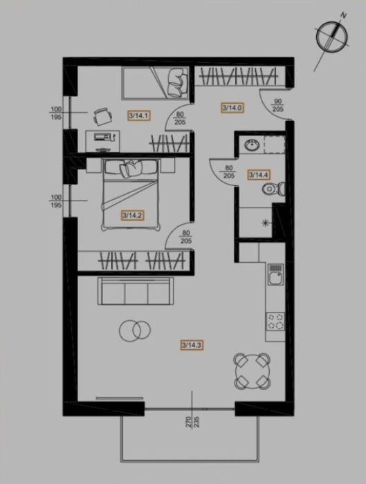 Mieszkanie 3-pokojowe | Wysoki standard | 2 miejsca parkingowe w hali: zdjecie 99562316