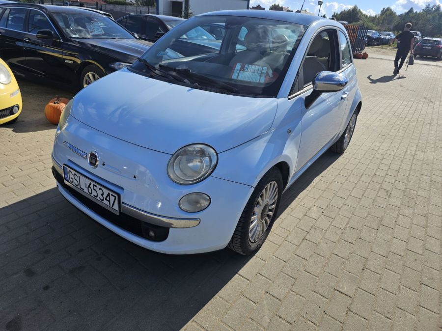 Fiat 500/oszczędny/2008r/1.2benzyna/69KM/opłaty aktualne: zdjecie 99564507