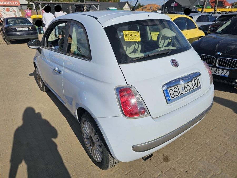 Fiat 500/oszczędny/2008r/1.2benzyna/69KM/opłaty aktualne: zdjecie 99564510