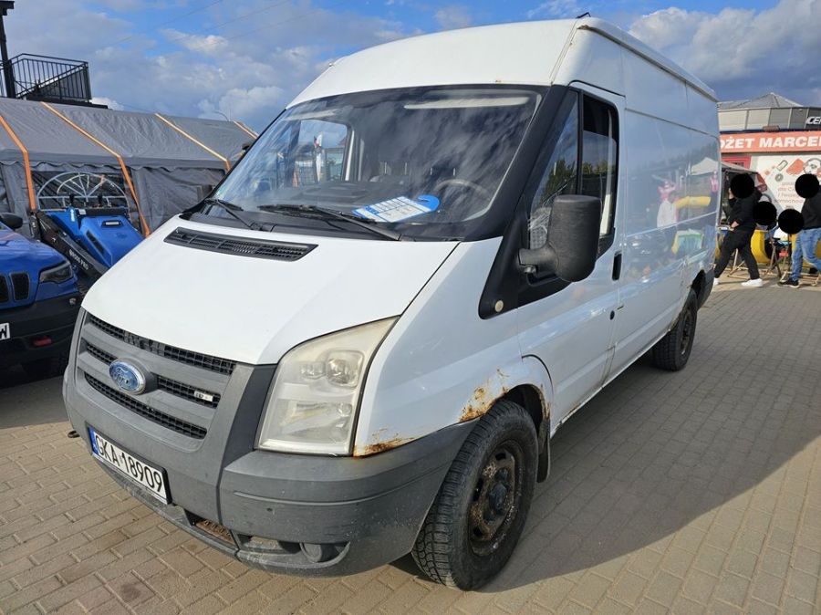Ford Transit 2007r/2.4diesel/101KM/3osobowy/paka/hak/dostawczak/okazja: zdjecie 99565253