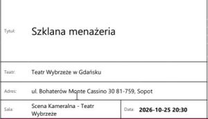Szklana menażeria: zdjecie 66554026