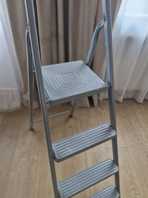Drabina domowa skladana stalowa 4 stopniowa: zdjecie 66554281