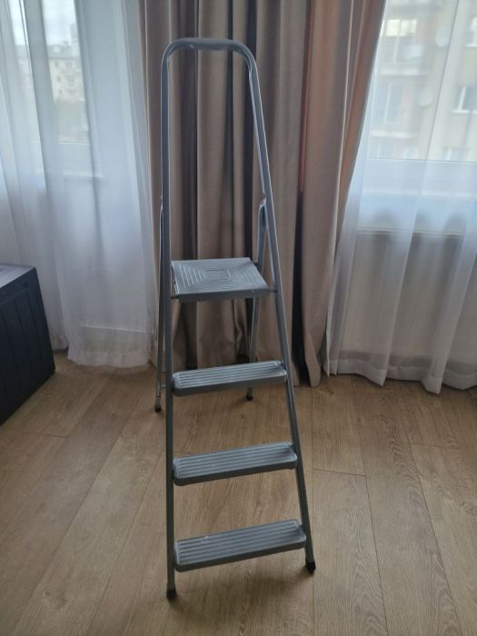 Drabina domowa skladana stalowa 4 stopniowa: zdjecie 99568886