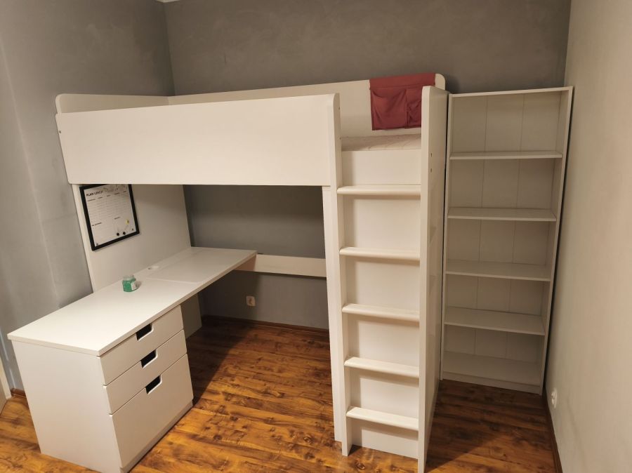 Łóżko, Biurko, Regał: zdjecie 99575108