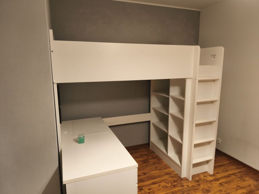 Łóżko, Biurko, Regał: zdjecie 99575109