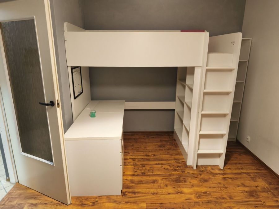 Łóżko, Biurko, Regał: zdjecie 99575110