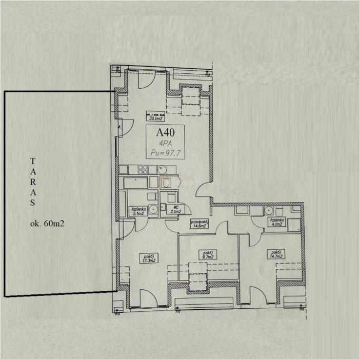 Taras ok 60m2|słoneczne: zdjecie 99581573