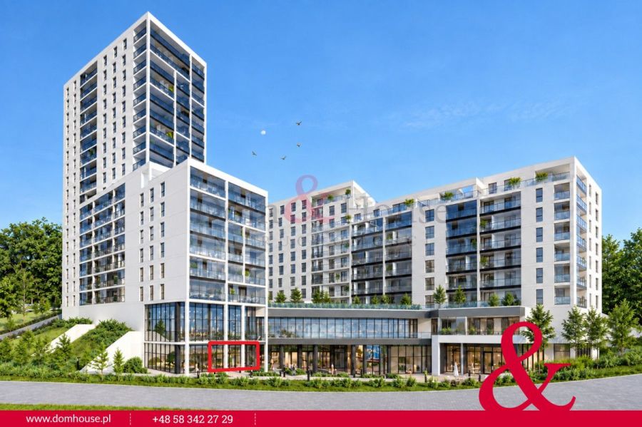 Lokal usługowy 77,70 m&sup2; | 4m wysokości | Gdynia