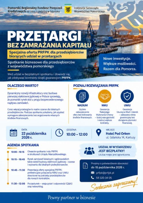 Zaproszenie na spotkanie z Przedsiębiorcami
