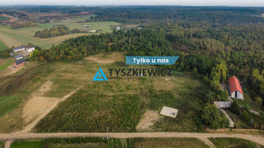 Działka budowlana przy lesie w Połęczynie.