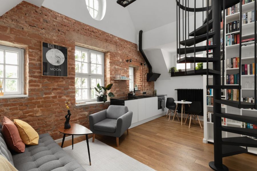Unikatowy modern loft w zabytkowej kamienicy w sercu Gdańska