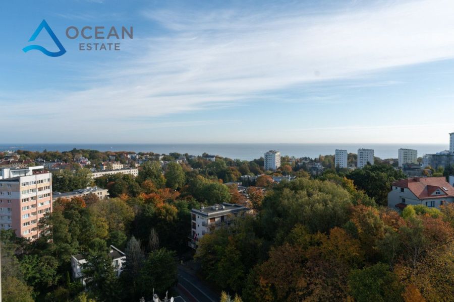gdynia- panoramiczny widok na morze-Wzgórze Św. M