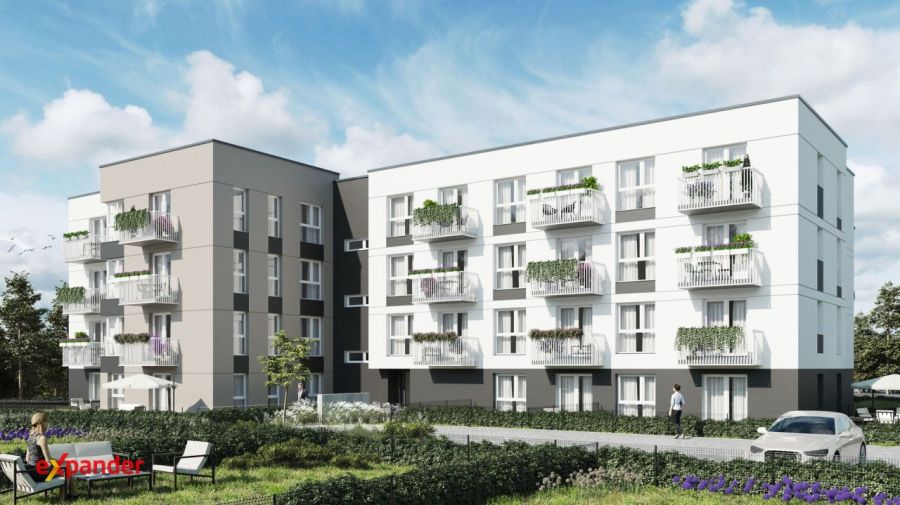 3 pokoje z balkonem | 54,53 m&sup2; | Rokitki k. Tczewa