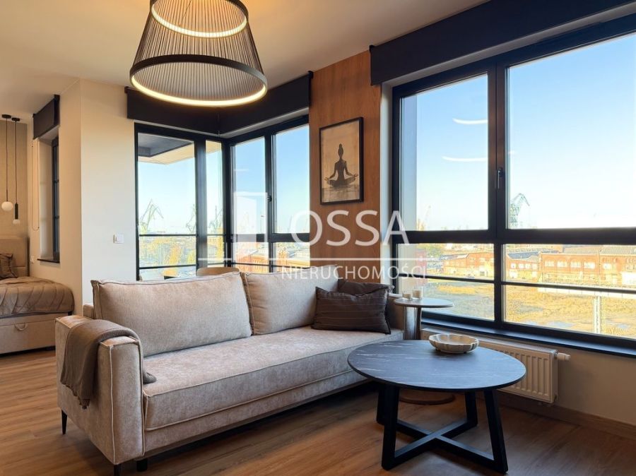Studio 33 m&sup2; z widokiem na Stocznie | Gdańsk Doki