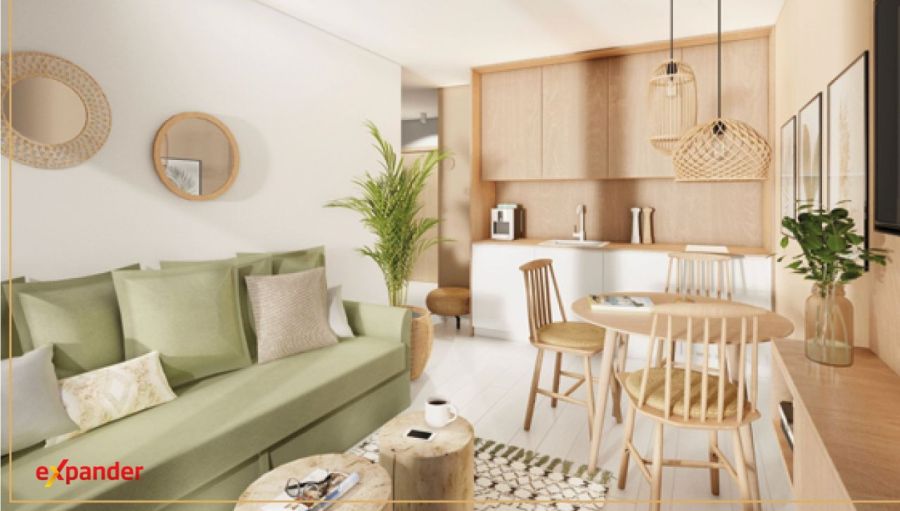Wykończony apartament, 600m do morza, 3 baseny, siłownia, sauny, MP
