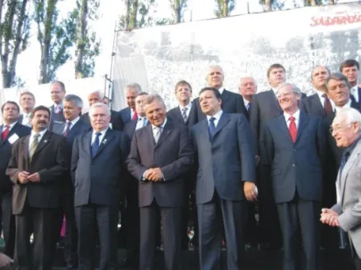 Sygnotariusze Aktu Erekcyjnego "Europejskiego Centrum Solidarności"