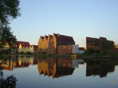 Wyspa Spichrzów na Starej Motławie