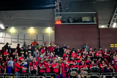 Kibice Energa Czarnych Słupsk