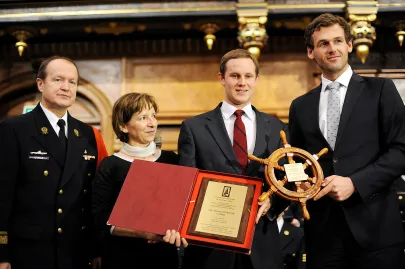 Admirał Czesław Dyrcz, minister Anna Wypych-Namiotko,Tomasz Szewczyk, Mateusz Kusznierewicz