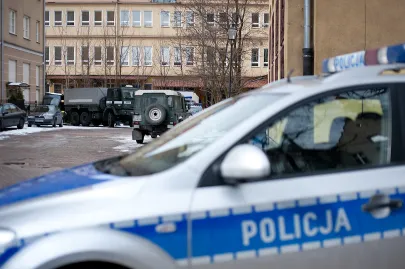 Teren został odgrodzony przez policję