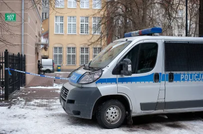 Teren został odgrodzony przez policję