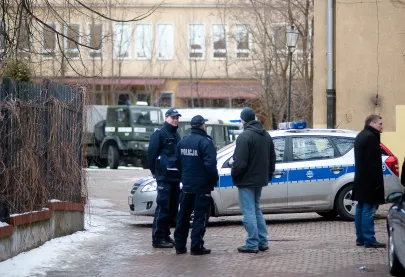 Teren został odgrodzony przez policję