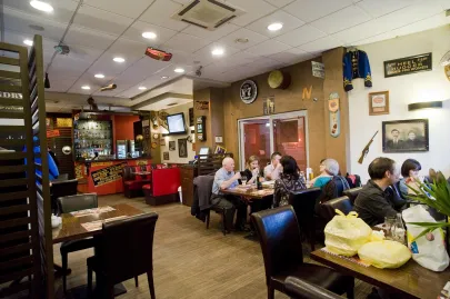 wnętrze restauracji Star Texan